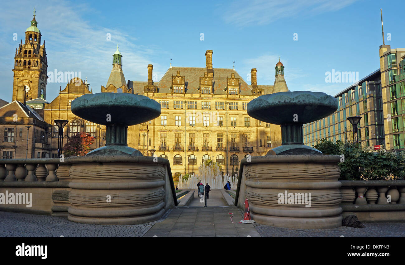 Sheffield England Uk St Paul`s Garden The Peace Garden Stock Photo Alamy